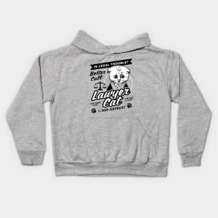 Lawyer Cat Kids Hoodie